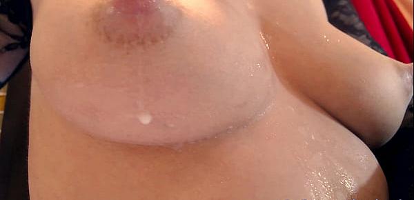  Sexy mom having fun with her boobs in shower room. Milk from boobs on face! www.myclearsky.livemyclearsky